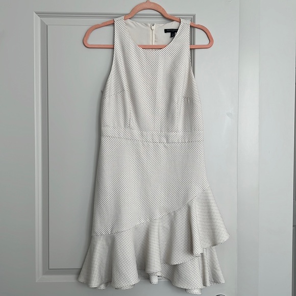 Banana Republic Dresses & Skirts - Workwear - Cream polka dot high low dress; sleeveless